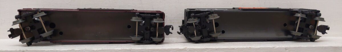 Lionel 6-29286 O Gauge Overstamped Conrail/Reading & PC/NH 2-Car Boxcar Set LN/Box