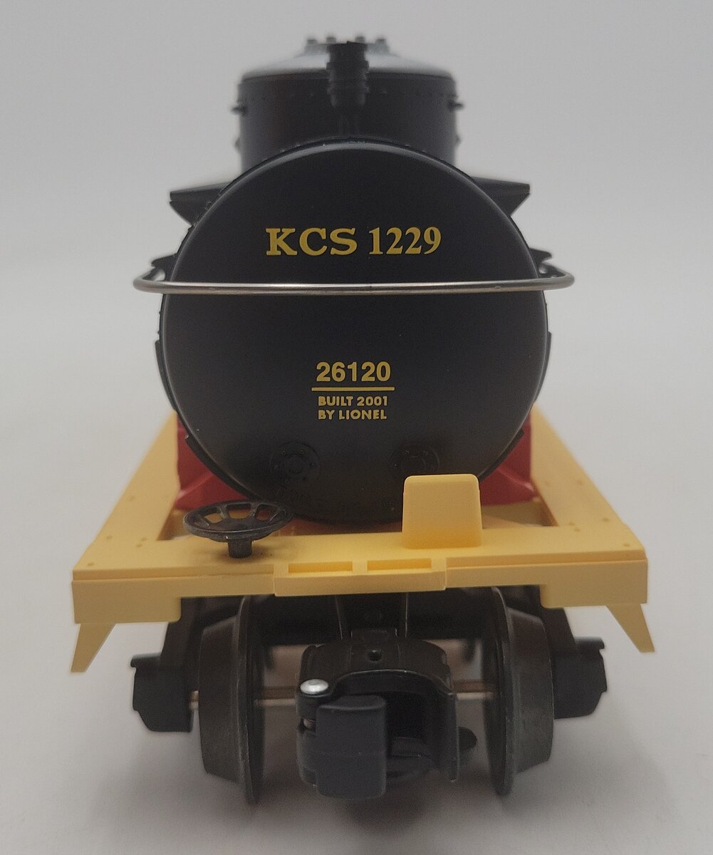 Lionel 6-26120 O Kansas City Southern 3-Dome Tank Car #1229 EX/Box