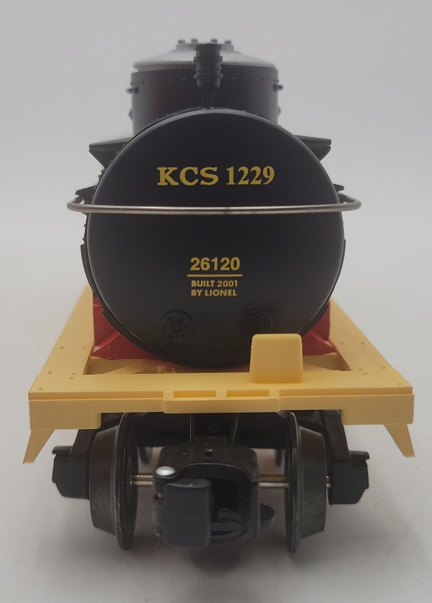 Lionel 6-26120 O Kansas City Southern 3-Dome Tank Car #1229 EX/Box