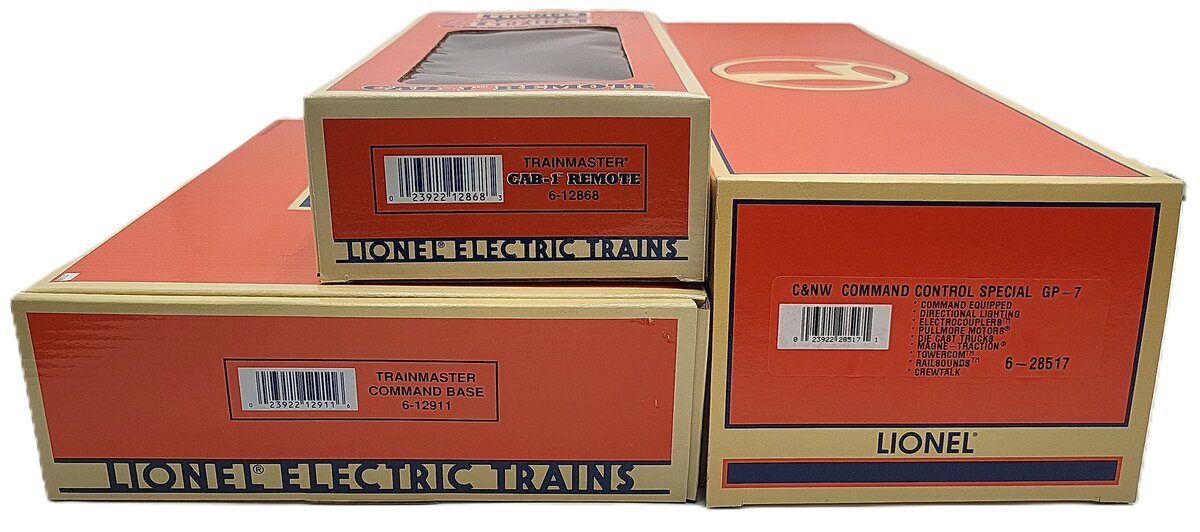 Lionel 6-28517 O C&NW Command Control Special GP7 Diesel Locomotive #1518 Set LN/Box