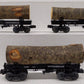 Lionel 6-29415 O Gauge Western Maryland Skeleton Cars (Set of 3) LN/Box