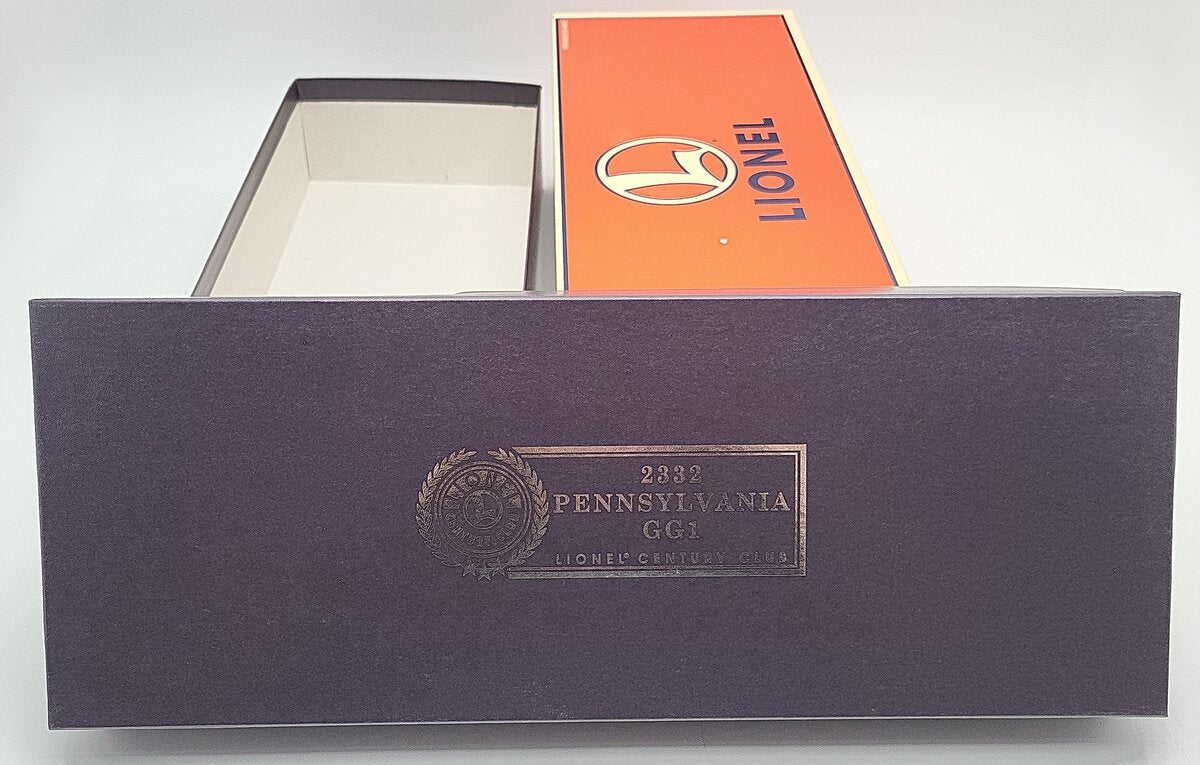 Lionel 6-18314 O Pennsylvania GG-1 Electric Locomotive #2332 w/Name Plate & Case EX/Box