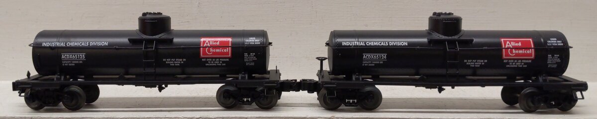 Lionel 6-36916 O Gauge Allied Chemical 1 Dome Tank Car (Set of 2) EX/Box