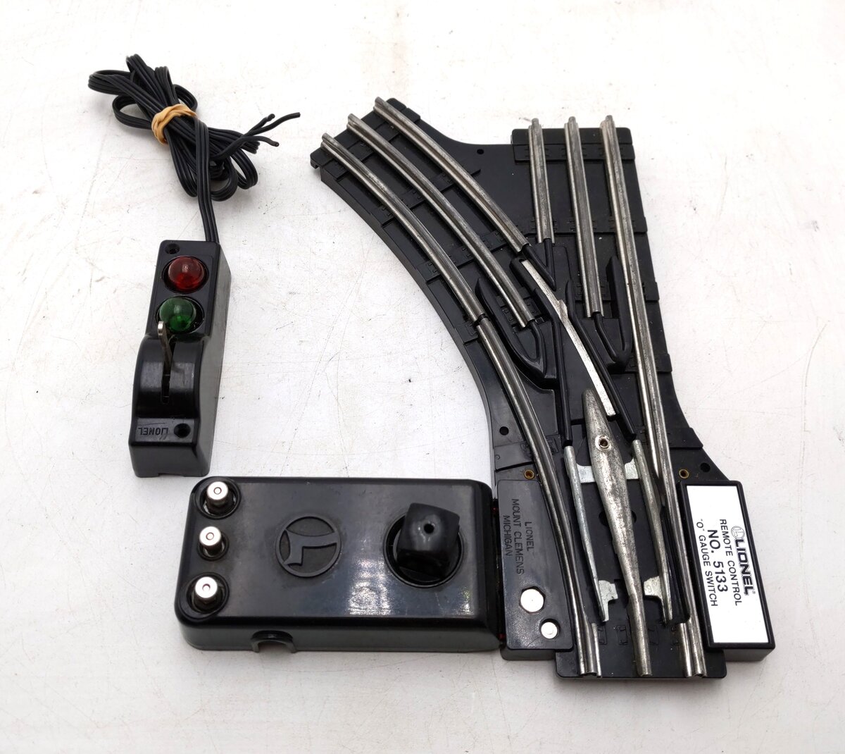 Lionel 6-5133 O Left Hand Remote Control Switch Turnout EX