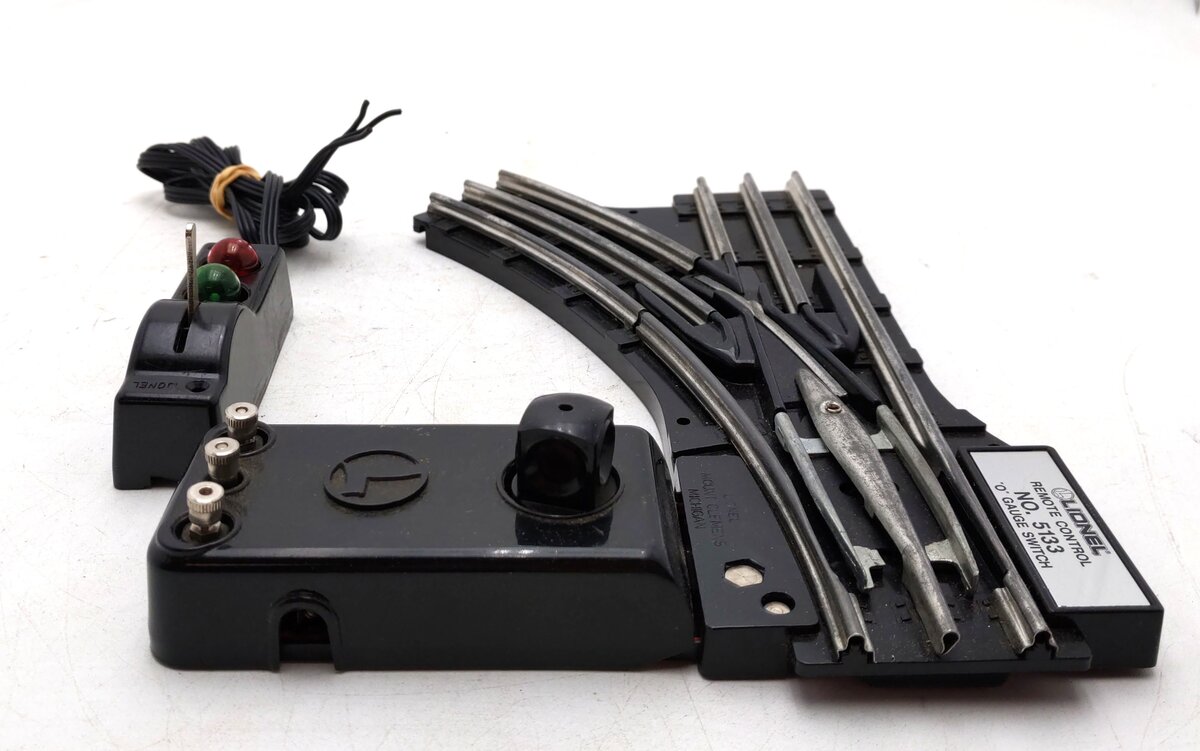 Lionel 6-5133 O Left Hand Remote Control Switch Turnout EX