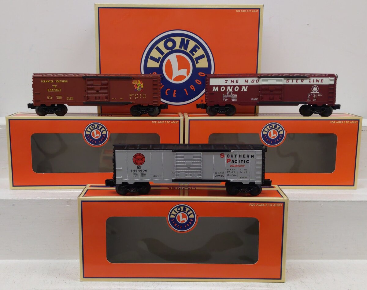 Lionel 6-39223 O Gauge 6464 Boxcar Archive 3-Pack LN/Box