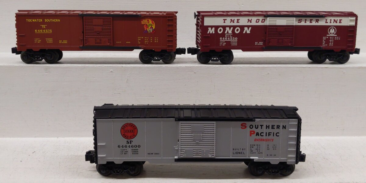 Lionel 6-39223 O Gauge 6464 Boxcar Archive 3-Pack LN/Box
