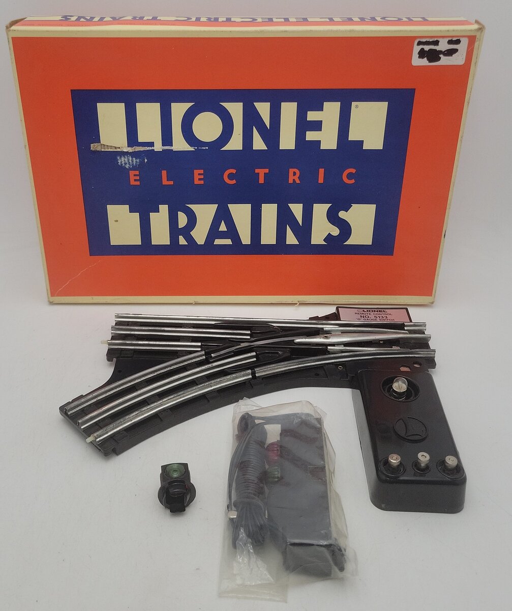 Lionel 6-5133 O Left Hand Remote Control Switch Turnout EX/Box