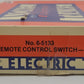 Lionel 6-5133 O Left Hand Remote Control Switch Turnout EX/Box