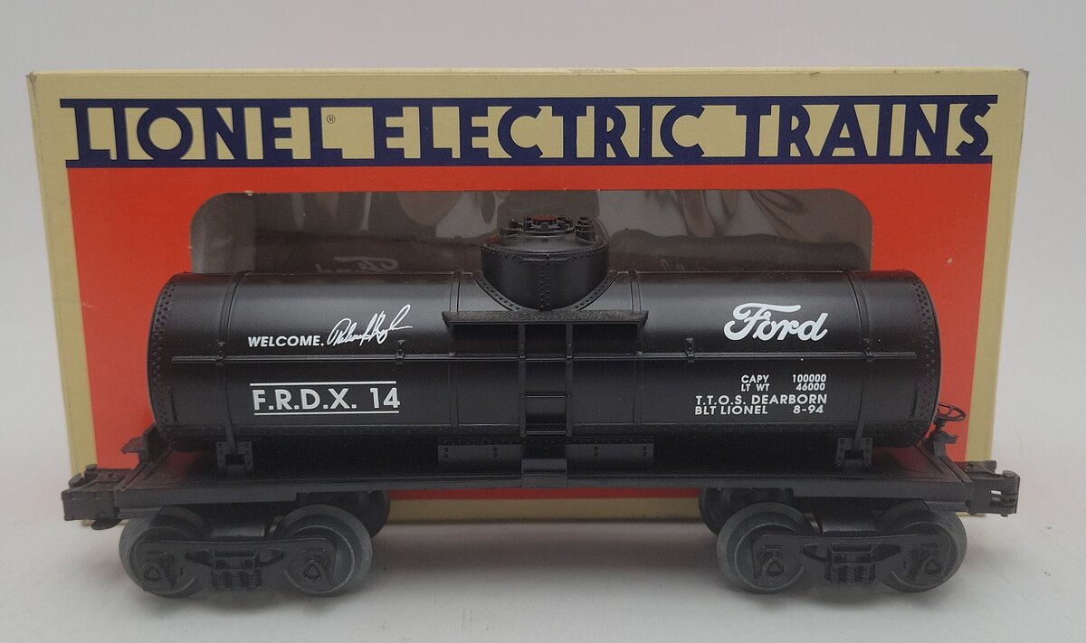 Lionel 6-52032 TTOS 1994 O Gauge Ford Tank Car #14 LN/Box