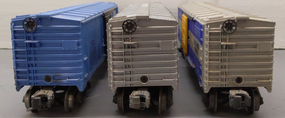Lionel Vintage O Gauge Freight Box Cars: 6464475, 6464150, 6464 [3] VG