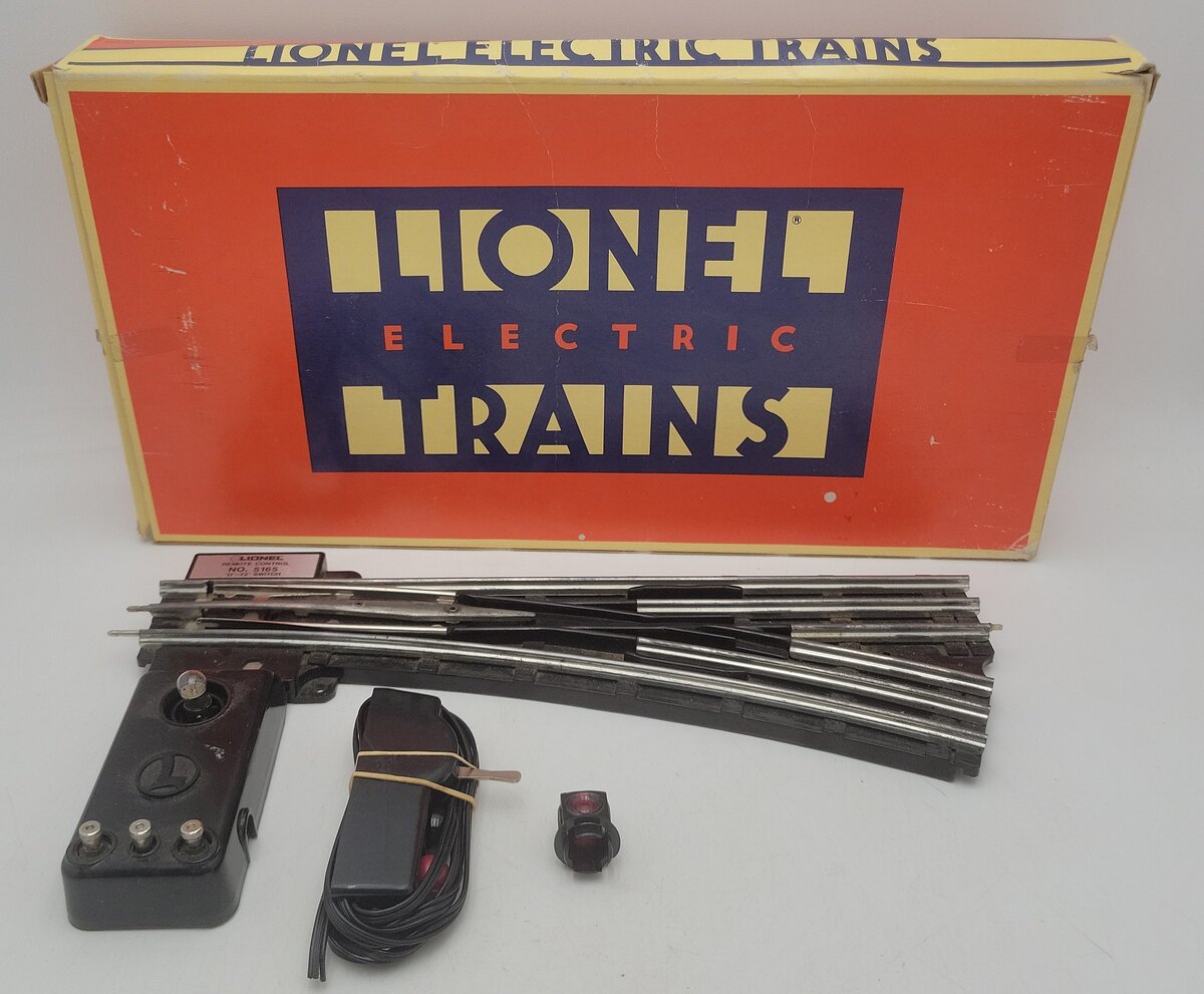 Lionel 6-5165 O72 Right Hand Remote Switch Turnout EX/Box