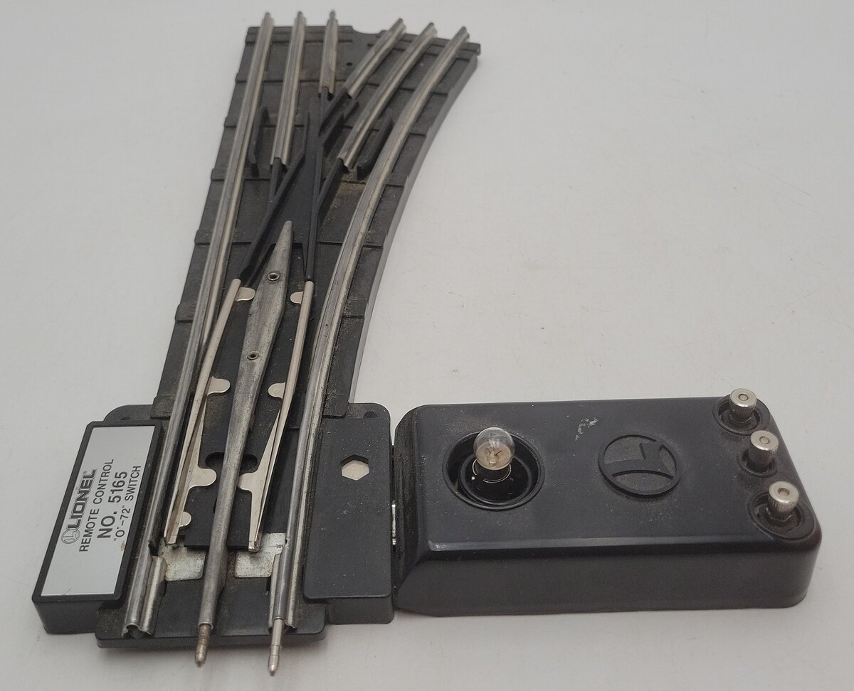Lionel 6-5165 O72 Right Hand Remote Switch Turnout EX/Box