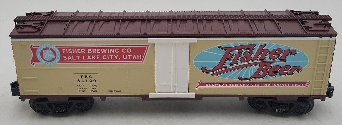 MTH 30-7850 Fisher Beer Modern Refrigerator Car #84120 NIB