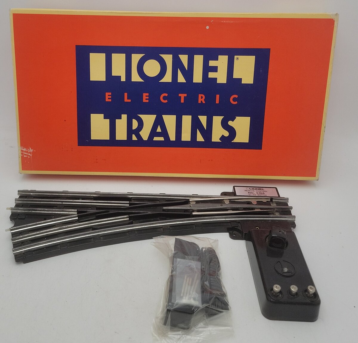 Lionel 6-5166 O72 Left Hand Remote Switch/Turnout EX/Box