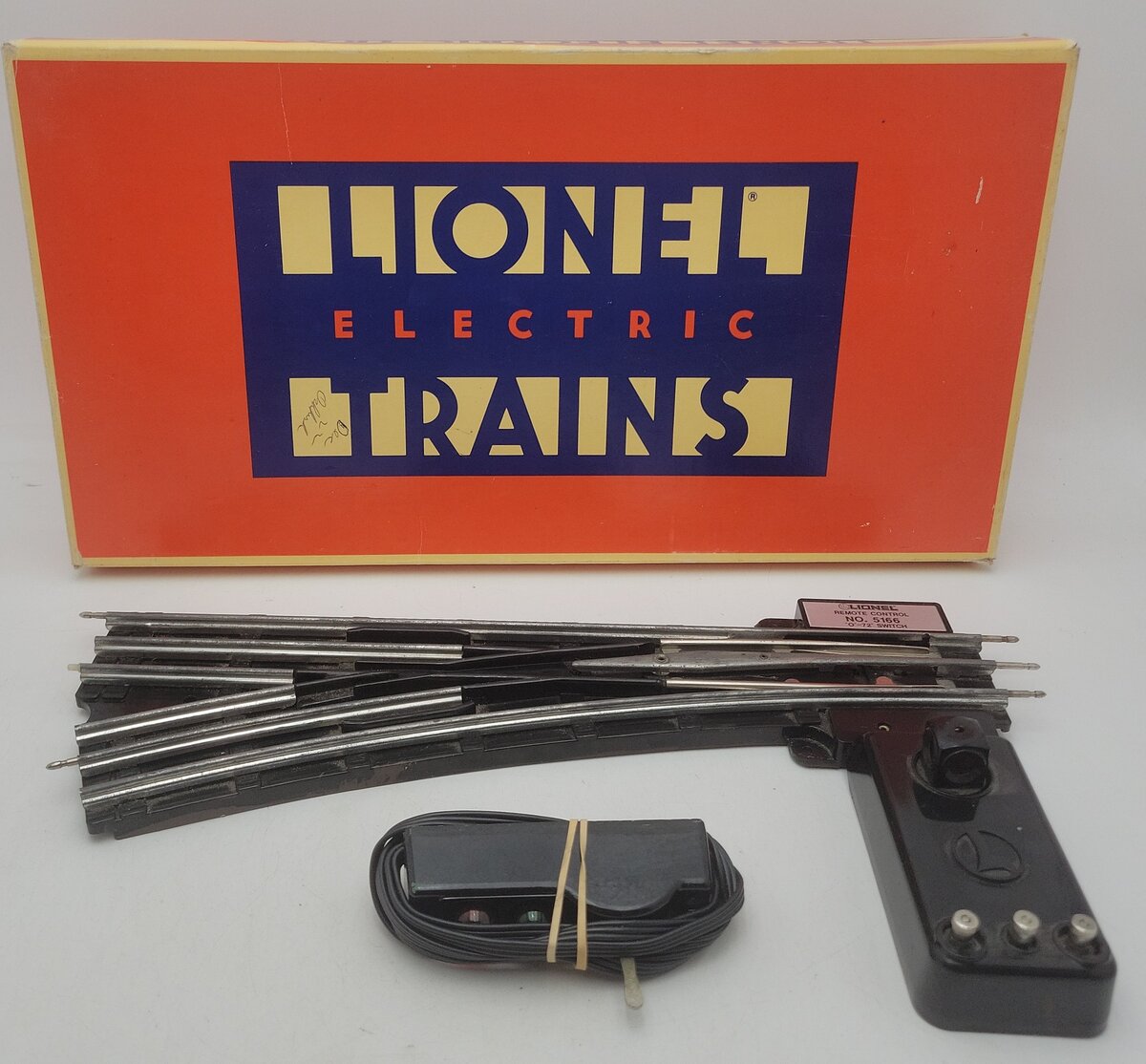 Lionel 6-5166 O72 Left Hand Remote Switch/Turnout VG/Box