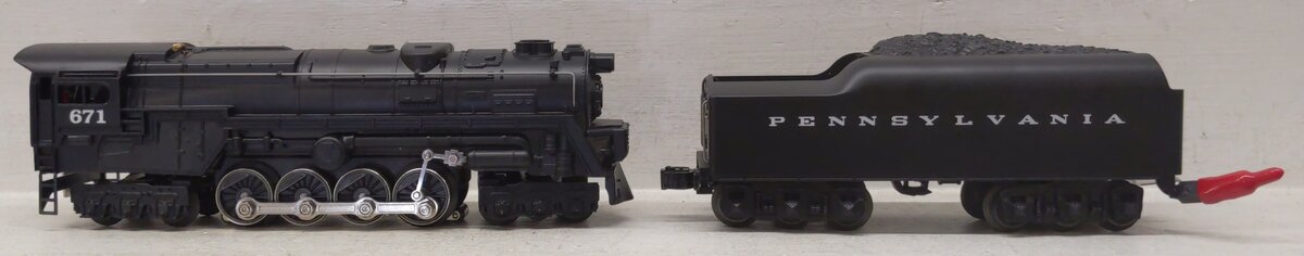 Lionel 6-18057 O Gauge CC PRR S-2 Turbine Steam Locomotive & Tender #671 EX/Box