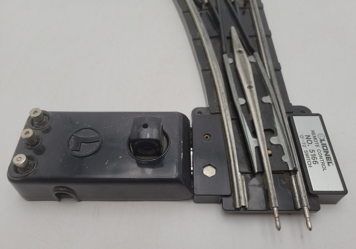 Lionel 6-5166 O72 Left Hand Remote Switch/Turnout VG/Box
