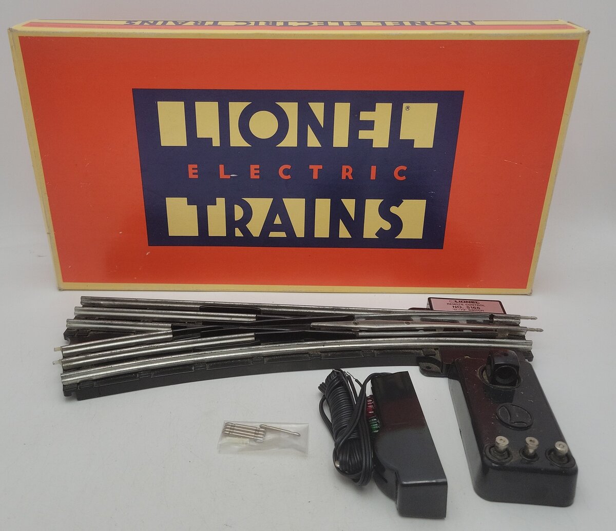 Lionel 6-5166 O72 Left Hand Remote Switch/Turnout VG/Box