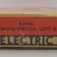 Lionel 6-5166 O72 Left Hand Remote Switch/Turnout VG/Box
