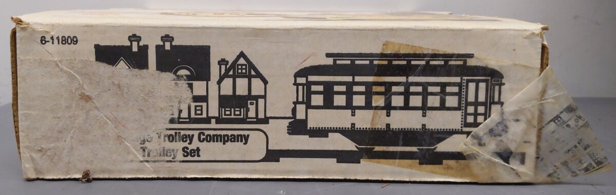 Lionel 6-11809 O Gauge The Village Trolley Christmas Train Set EX/Box