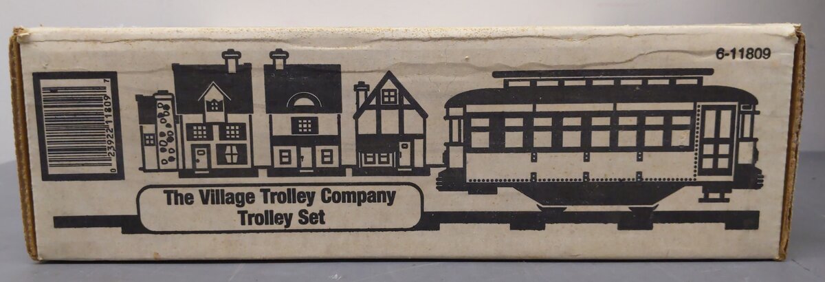 Lionel 6-11809 O Gauge The Village Trolley Christmas Train Set EX/Box