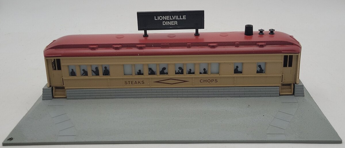 Lionel 6-12722 O Gauge Illuminated Roadside Diner w/Smoke Stack EX/Box