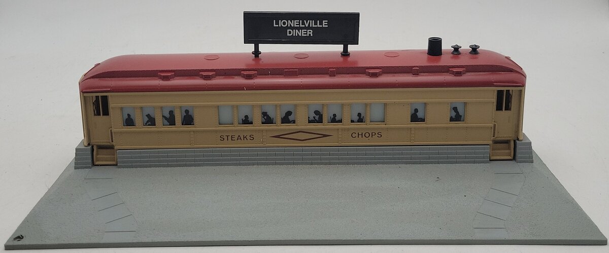 Lionel 6-12722 O Gauge Illuminated Roadside Diner w/Smoke Stack EX/Box