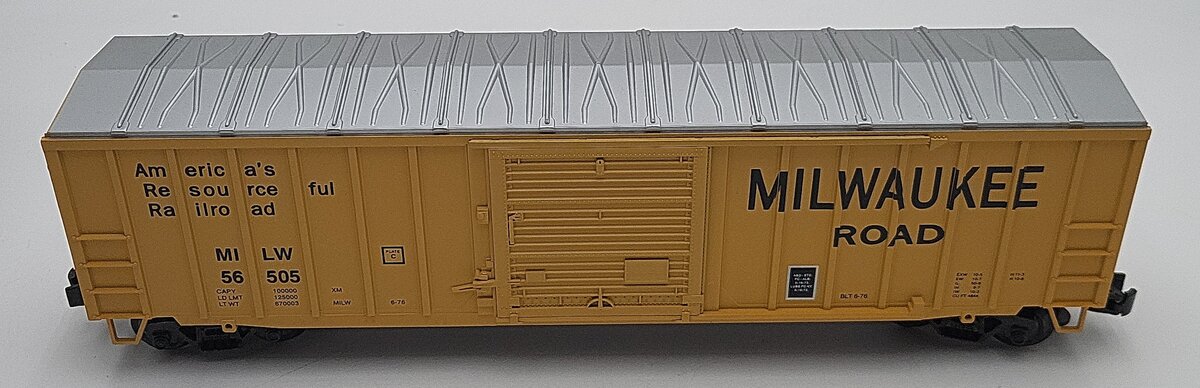 Weaver O Scale Milwaukee Road Boxcar #56505 LN/Box
