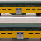 MTH 20-6558 O Chicago & North Western Bi-Level Passenger Car Set EX/Box