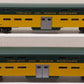MTH 20-6558 O Chicago & North Western Bi-Level Passenger Car Set EX/Box