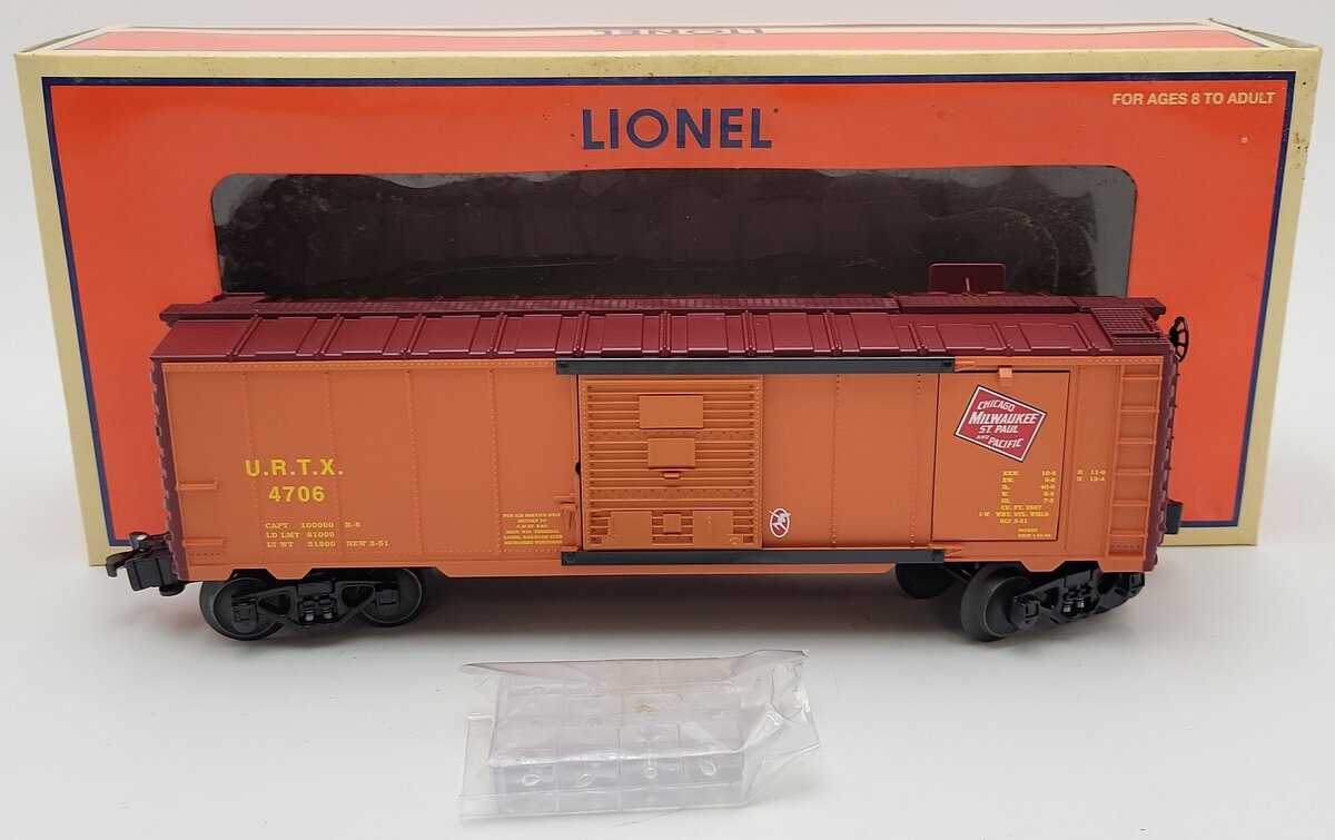 Lionel 6-52402 O Gauge Milwaukee Road Operating Ice Car #4706 LN/Box