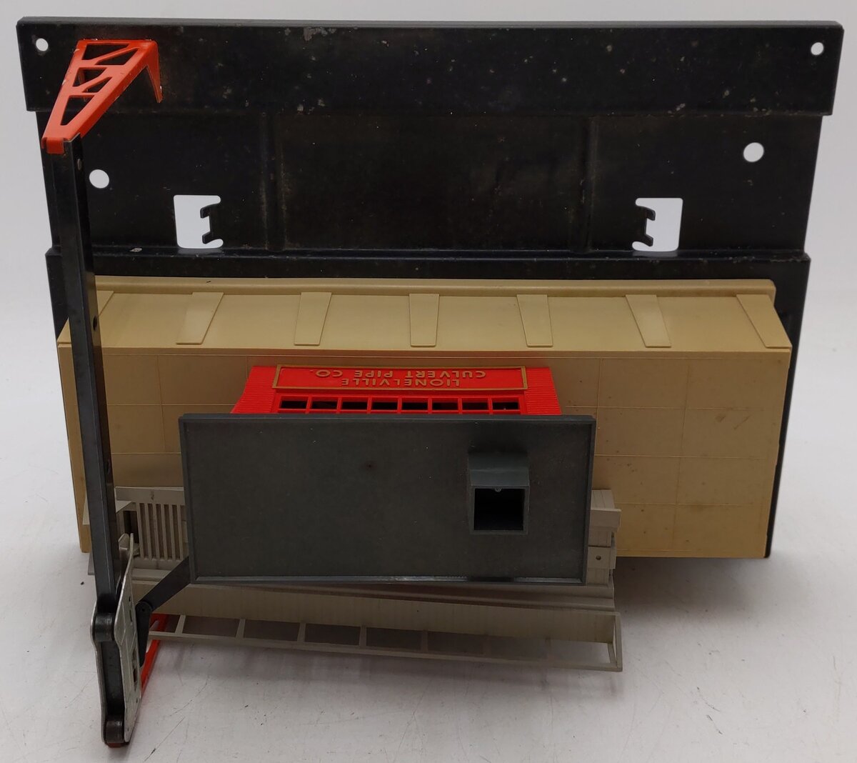 Lionel 342 Vintage O Motorized Operating Culvert Loader with Car VG