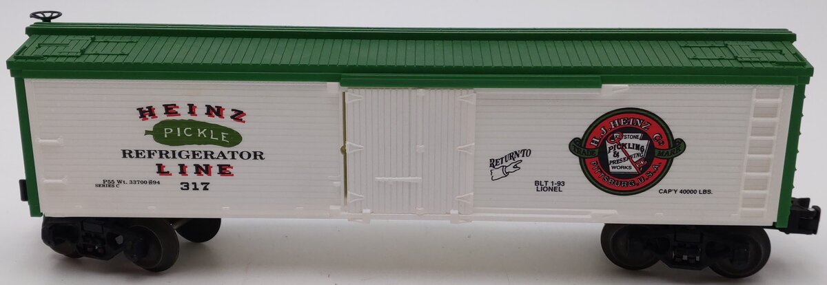 Lionel 6-16807 O Gauge H.J. Heinz Billboard Refrigerator Car #317 LN/Box