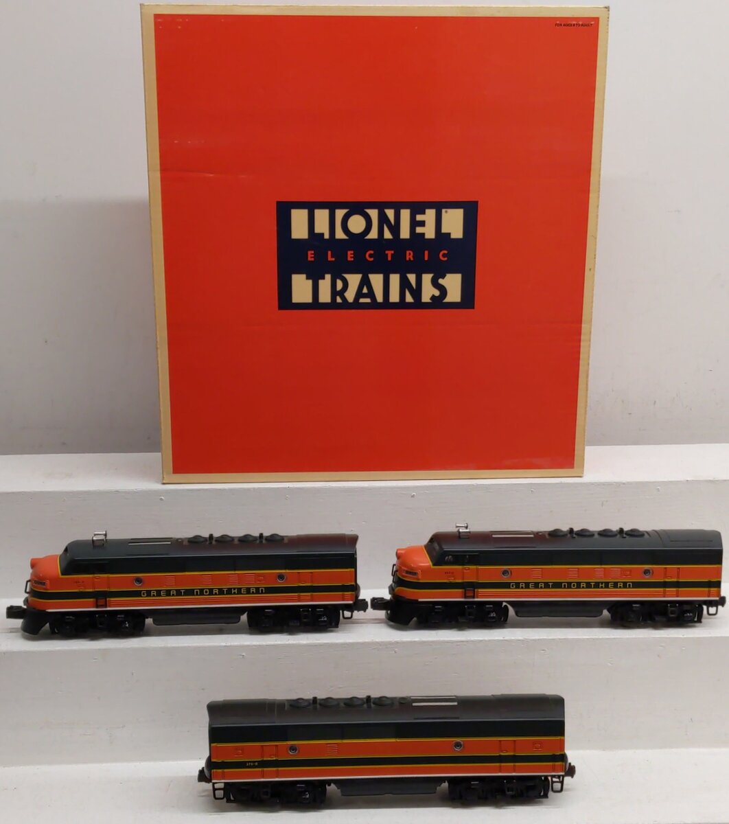 Lionel 6-11724 O Gauge Great Northern F3 ABA Diesel Locomotive Set (Set of 3) EX/Box