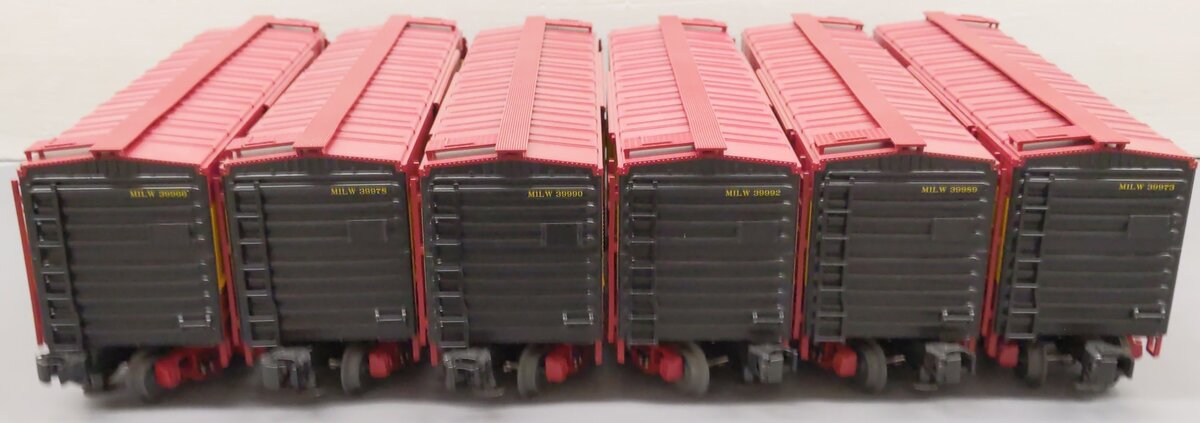 MTH 20-90101 O Milwaukee Road Premier Box Car Set (Set of 6) EX/Box