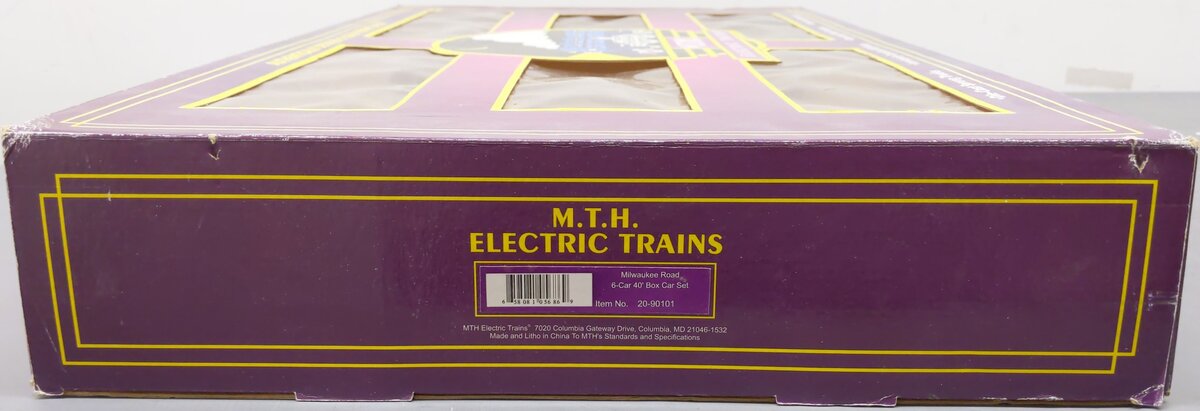 MTH 20-90101 O Milwaukee Road Premier Box Car Set (Set of 6) EX/Box