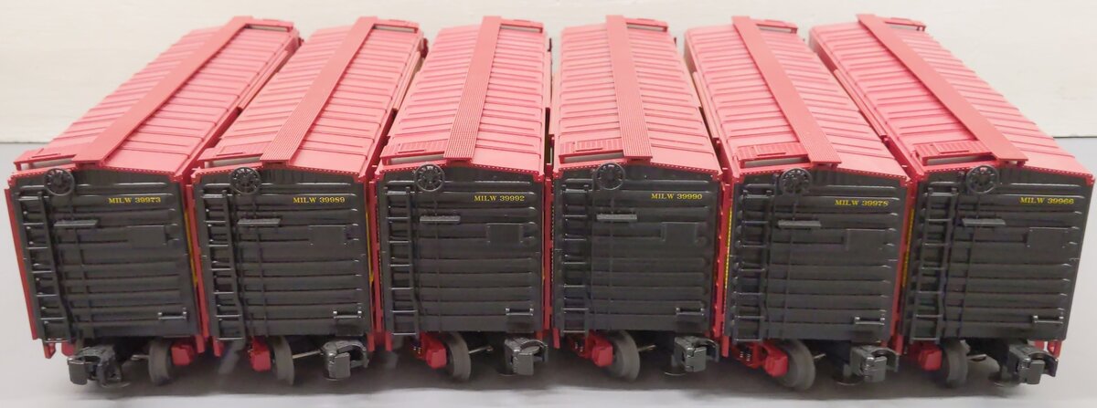 MTH 20-90101 O Milwaukee Road Premier Box Car Set (Set of 6) EX/Box
