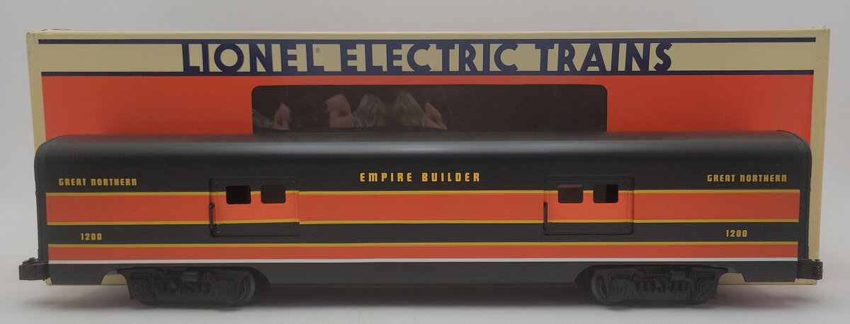 Lionel 6-19116 O Great Northern Aluminum Baggage Car #1200 EX/Box