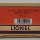 Lionel 6-52122 O Gauge NLOE Meenan Oil Single Dome Tank Car #8397 EX/Box