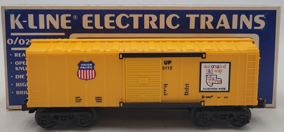 K-Line K5112 O Gauge Union Pacific Boxcar LN/Box