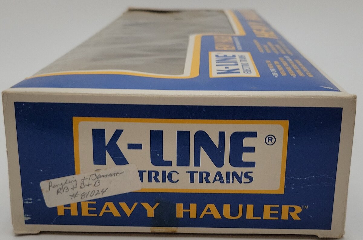 K-Line K81024 O RB&BB Tractor Trailer Flatcar Set VG/Box
