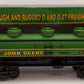MTH 30-7371 O Gauge John Deere 3-Dome Tank Car LN/Box
