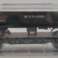 Menards 279-3572 O Gauge U.S. Army Flat Car w/ US Army Tanker Trailer NIB