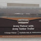 Menards 279-3572 O Gauge U.S. Army Flat Car w/ US Army Tanker Trailer NIB