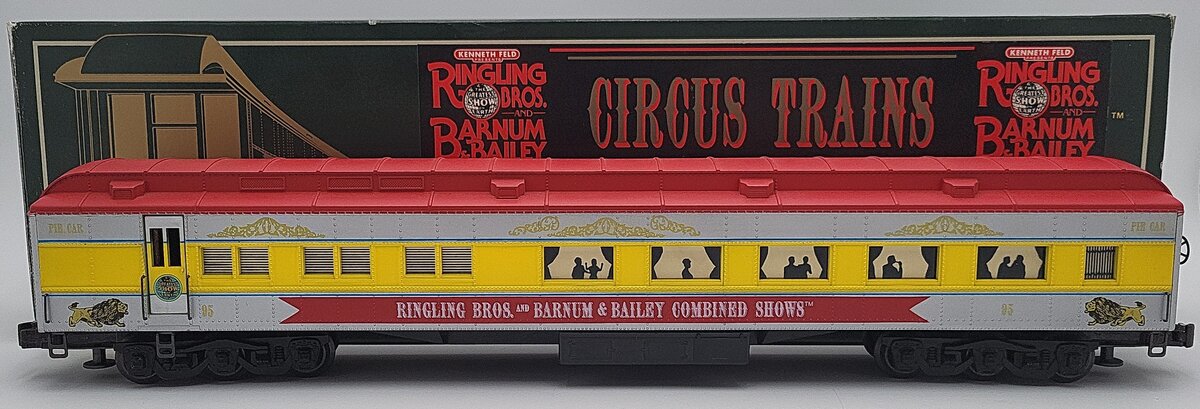 K-Line K83-0095 O Ringling Brothers 18" Heavyweight Pie Car #95 VG/Box