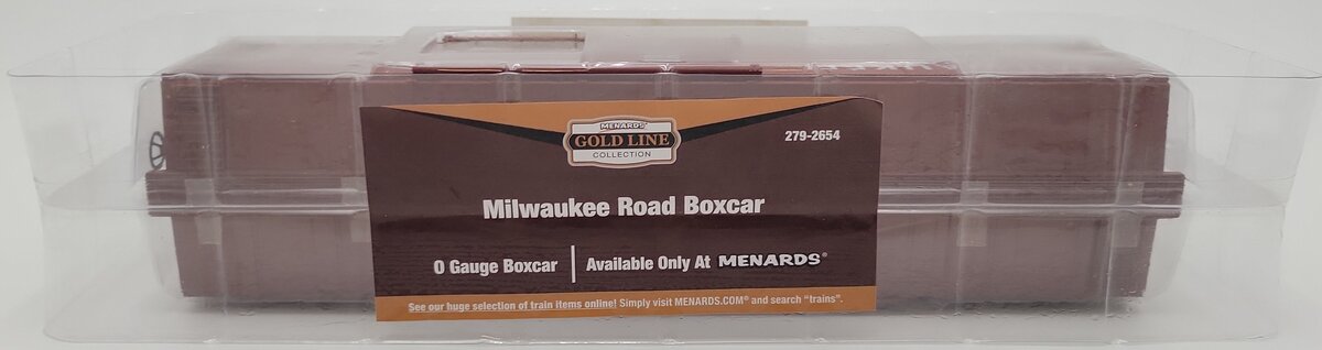 Menards 279-2654 O Scale Milwaukee Road Boxcar MT/Box