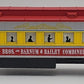 K-Line K83-0093 O Gauge Ringling Bros 18" Heavyweight Coach Car #93 EX/Box
