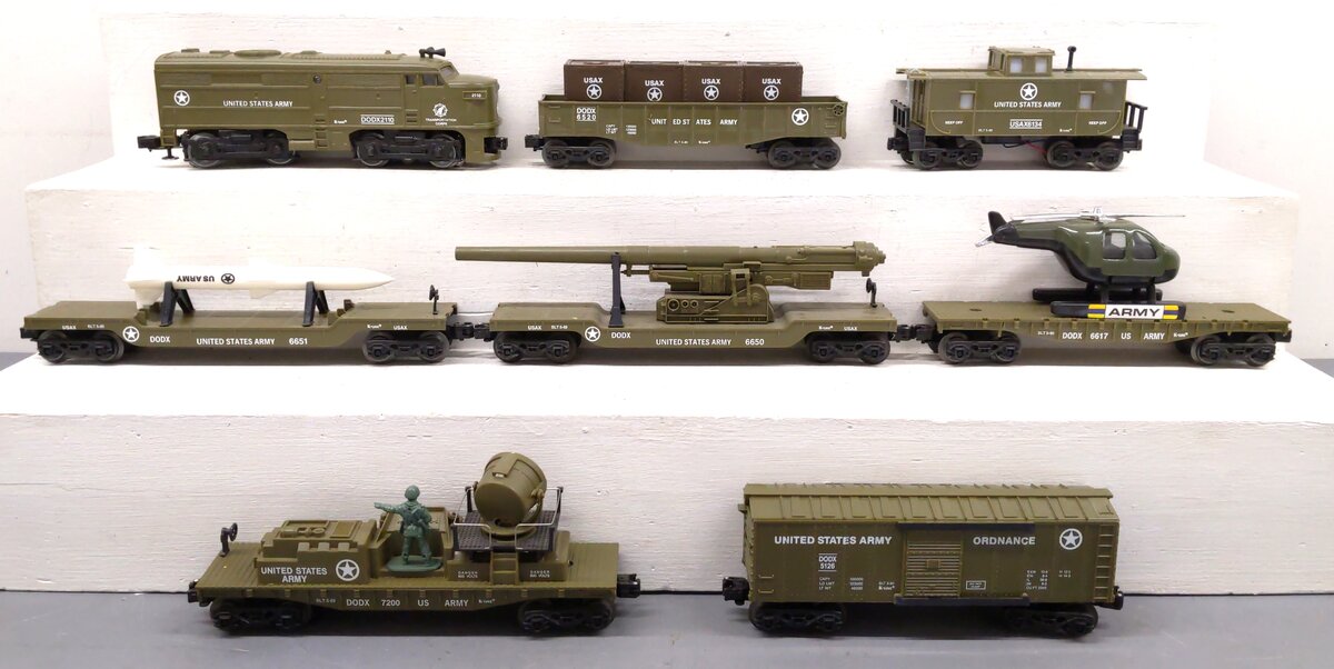 K-Line K1911 O Gauge The United States Army Diesel Train Set EX/Box