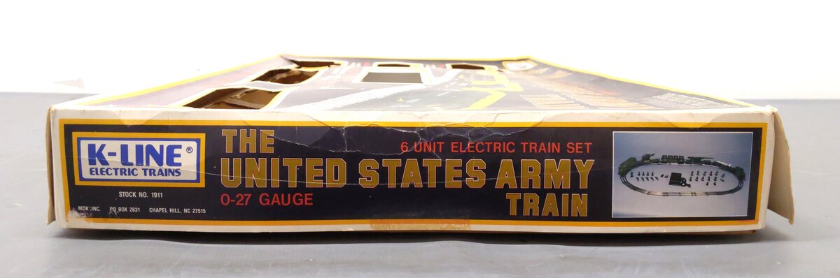 K-Line K1911 O Gauge The United States Army Diesel Train Set EX/Box